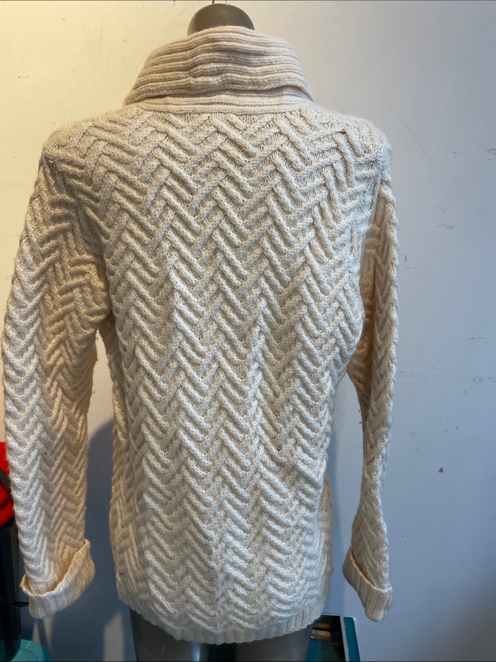 Lauren Ralph Lauren hand knit fisherman sweater - Picture 4 of 5